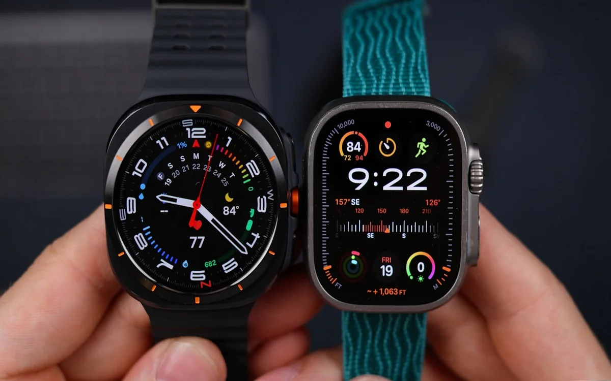 Comparatif montres connectées 2026 : Apple Watch Ultra, Samsung, Garmin, Silvercrest — laquelle pour le daron ?